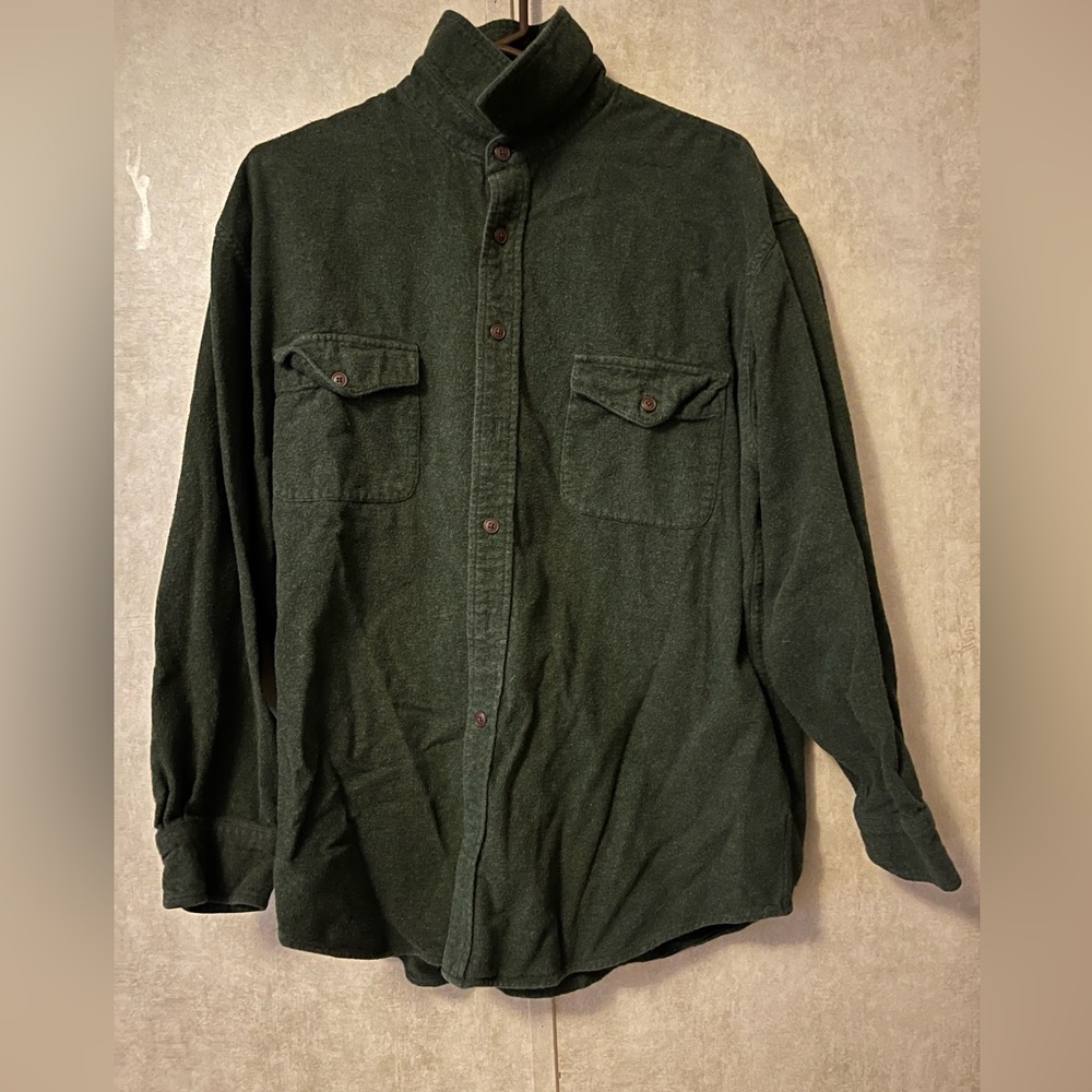 St. Johns Bay Green Button Down